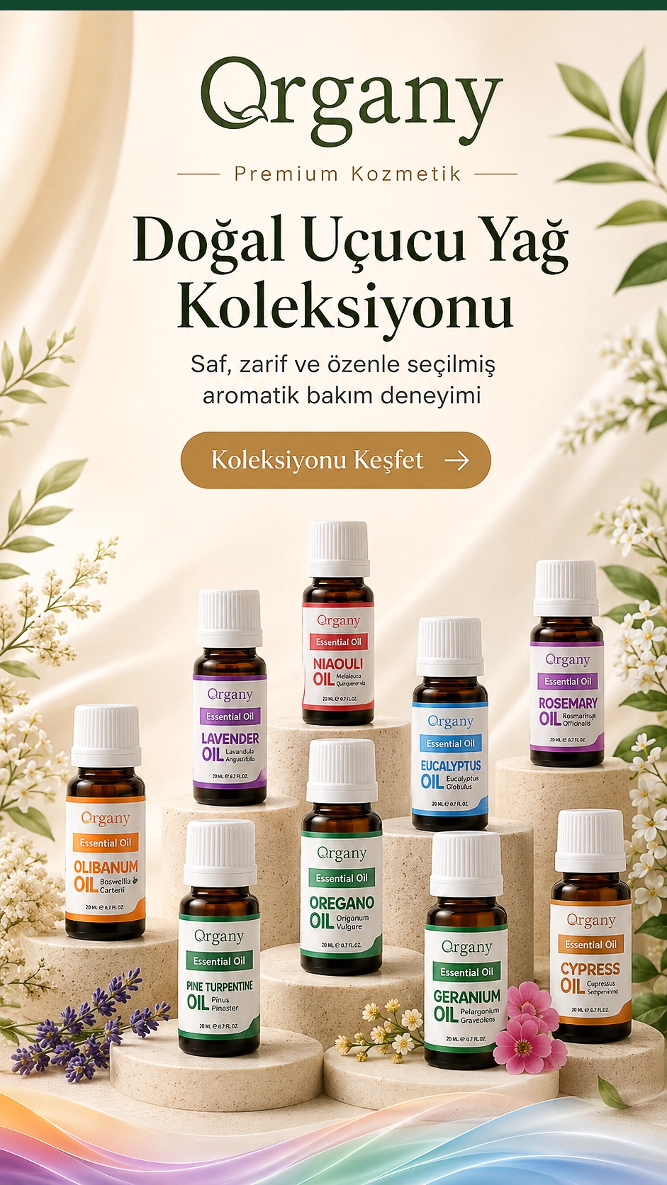 Organy Doğal Esansiyel Uçucu Yağ Mobil Banner